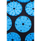 Килимок акупунктурний SportVida Аплікатор Кузнєцова з валиком 66 x 40 см Black/Blue (SV-HK0407)