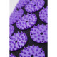 Килимок акупунктурний SportVida Аплікатор Кузнєцова з валиком 66 x 40 см Black/Violet (SV-HK0408)