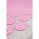 Килимок акупунктурний SportVida Аплікатор Кузнєцова з валиком 130 x 50 см Grey/Pink (SV-HK0409)
