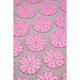 Килимок акупунктурний SportVida Аплікатор Кузнєцова з валиком 130 x 50 см Grey/Pink (SV-HK0409)