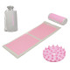 Килимок акупунктурний SportVida Аплікатор Кузнєцова з валиком 130 x 50 см Grey/Pink (SV-HK0409)