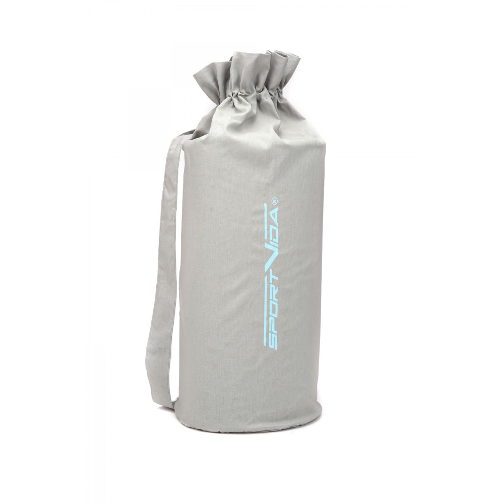 Килимок акупунктурний SportVida Аплікатор Кузнєцова з валиком 130 x 50 см Grey/Sky Blue (SV-HK0410)