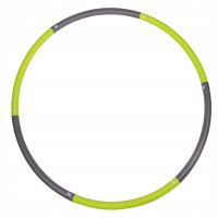 Обруч масажний SportVida Hula Hoop 90 см SV-HK0214 Grey/Green