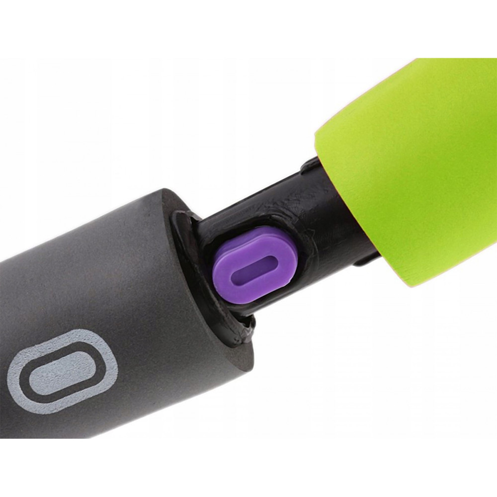 Обруч масажний SportVida Hula Hoop 90 см SV-HK0214 Grey/Green