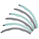 Обруч масажний SportVida Hula Hoop 100 см 1.2 кг SV-HK0337 Grey/Sky Blue