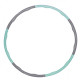 Обруч масажний SportVida Hula Hoop 100 см 1.2 кг SV-HK0337 Grey/Sky Blue