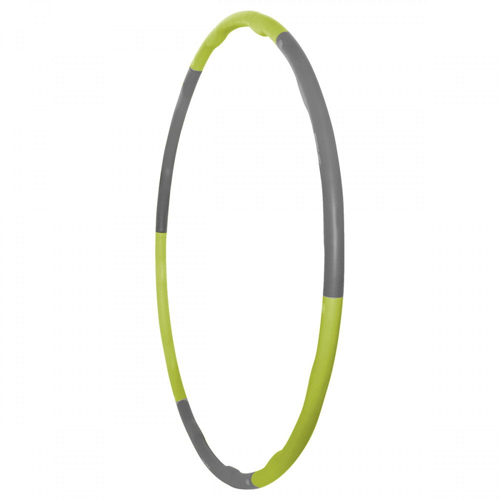 Обруч масажний SportVida Hula Hoop 100 см 1.2 кг SV-HK0339 Grey/Green