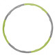 Обруч масажний SportVida Hula Hoop 100 см 1.2 кг SV-HK0339 Grey/Green