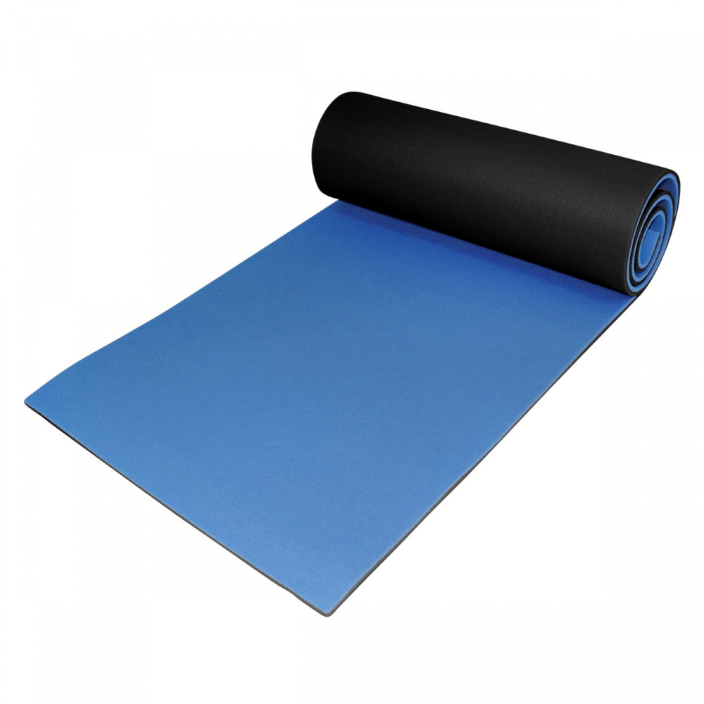 Коврик туристичний (каремат) SportVida XPE 1 см Black/Blue SV-EZ0008