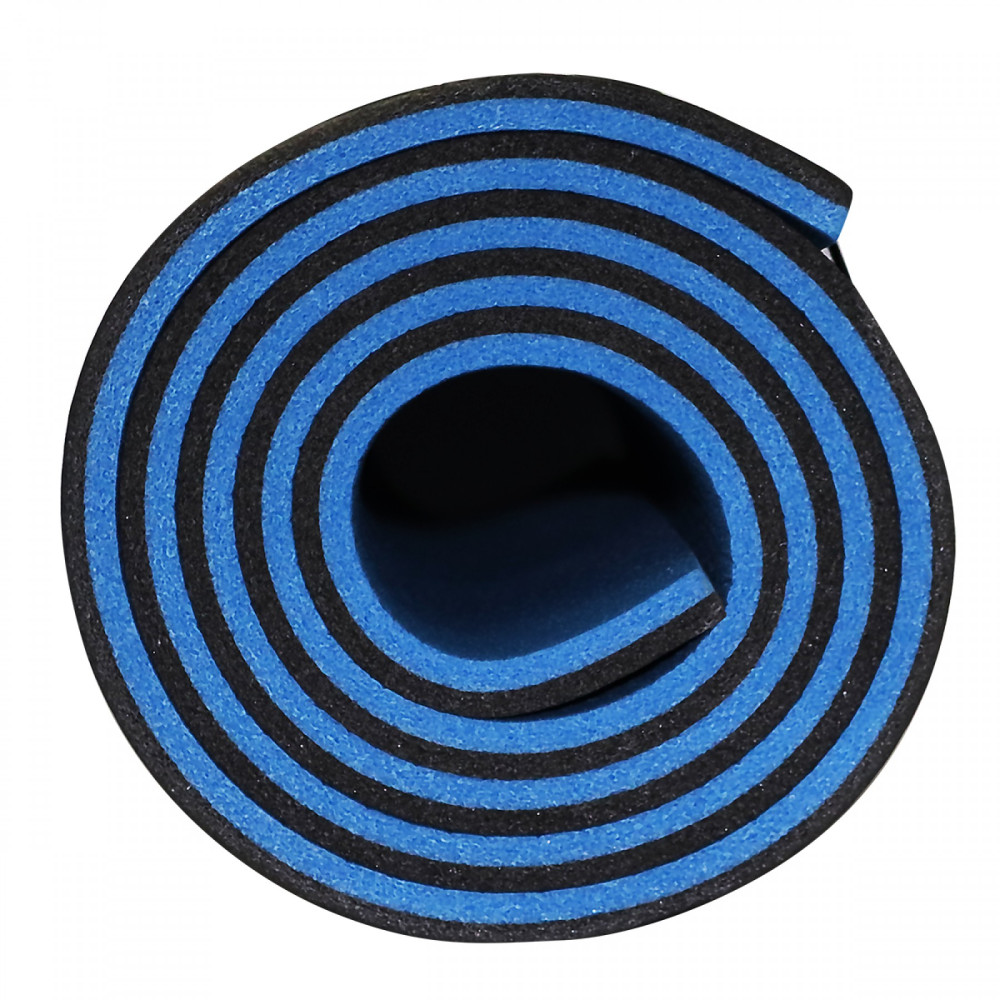 Коврик туристичний (каремат) SportVida XPE 1 см Black/Blue SV-EZ0008