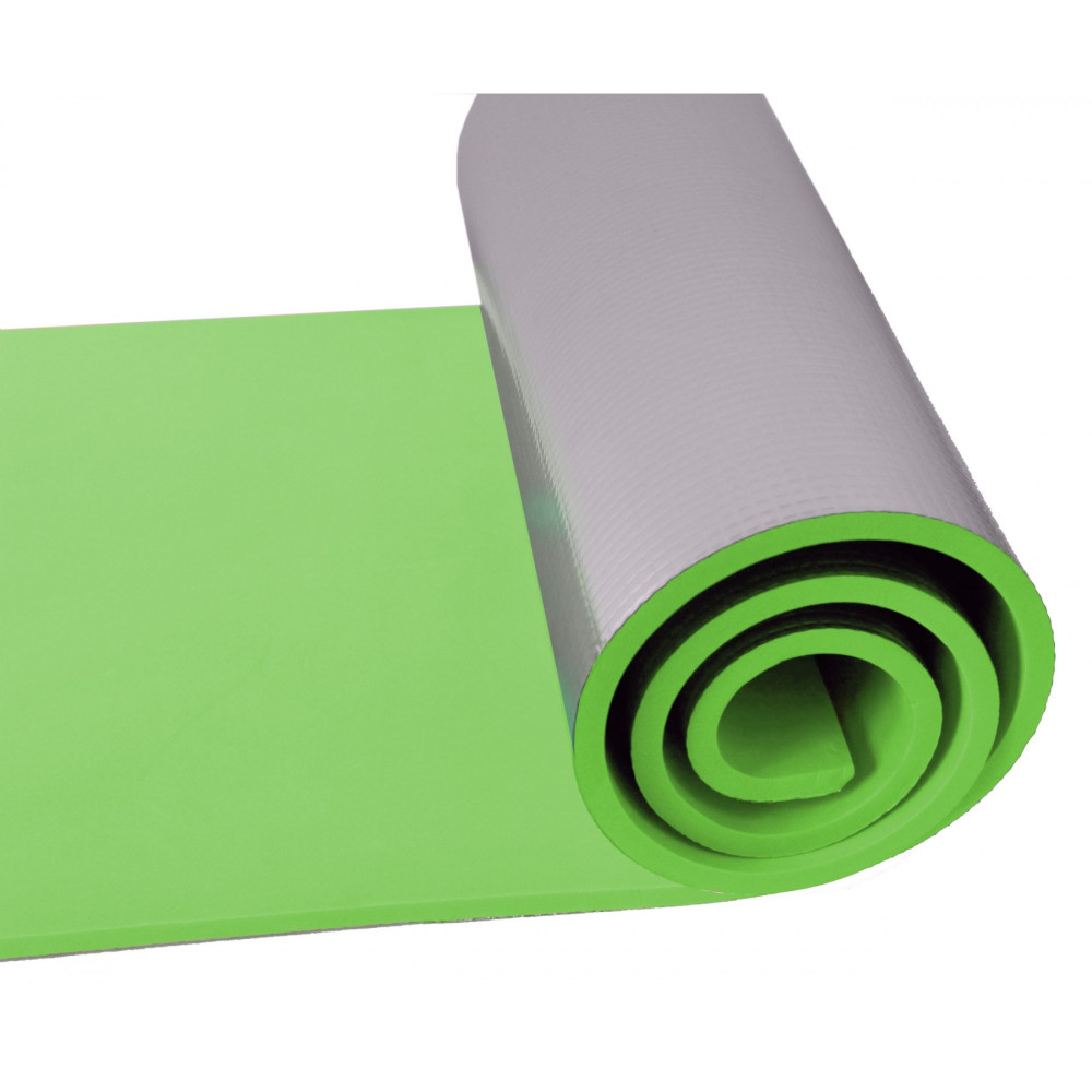 Коврик туристичний (каремат) SportVida Alu EVA 1 см Green SV-EZ0010