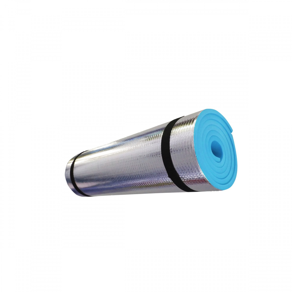 Коврик туристичний (каремат) SportVida Alu EVA 1 см Blue SV-EZ0012