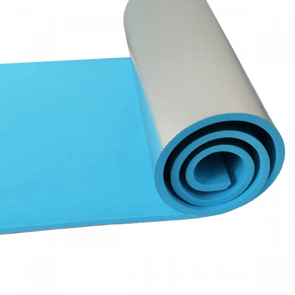 Коврик туристичний (каремат) SportVida Alu EVA 1 см Blue SV-EZ0012