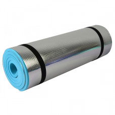 Коврик туристичний (каремат) SportVida Alu EVA 1 см Blue SV-EZ0012