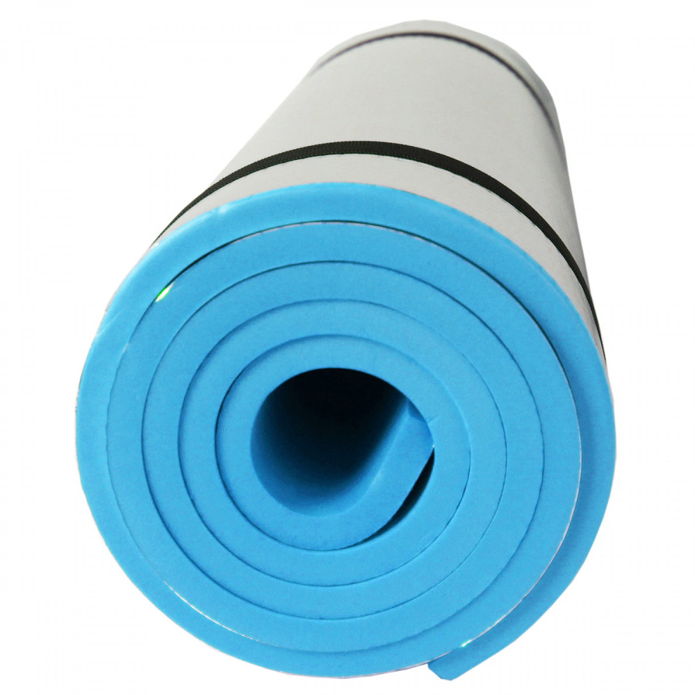 Коврик туристичний (каремат) SportVida Alu EVA 1 см Blue SV-EZ0012