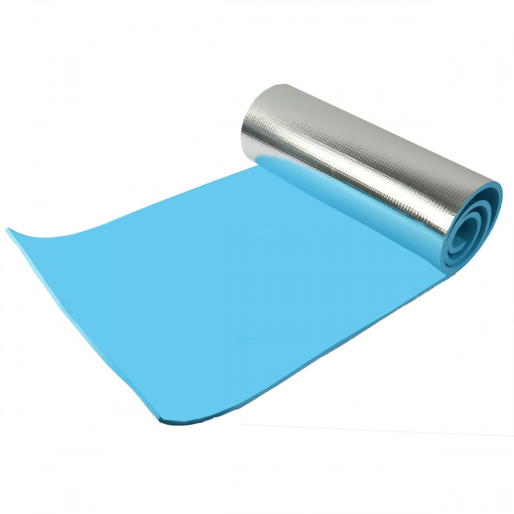 Коврик туристичний (каремат) SportVida Alu EVA 1 см Blue SV-EZ0012
