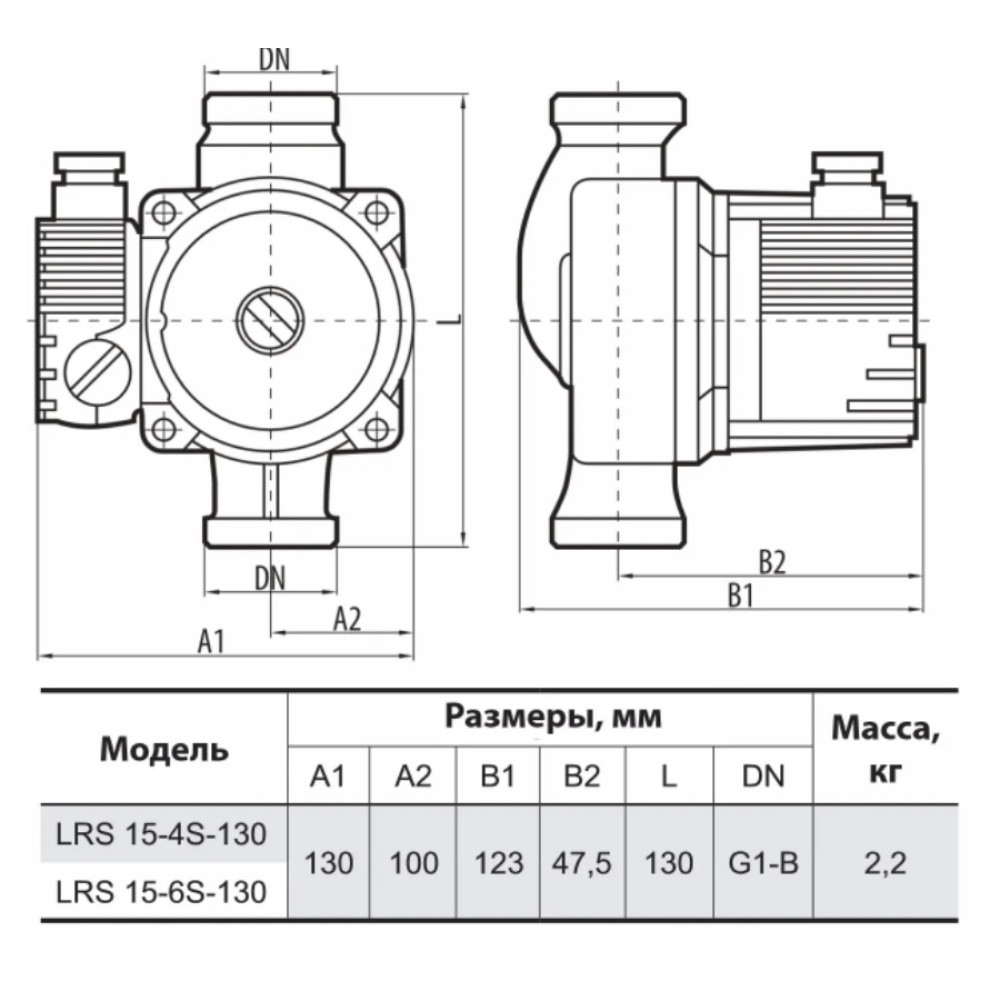 Циркуляційний насос Sprut LRS 15-4S-130