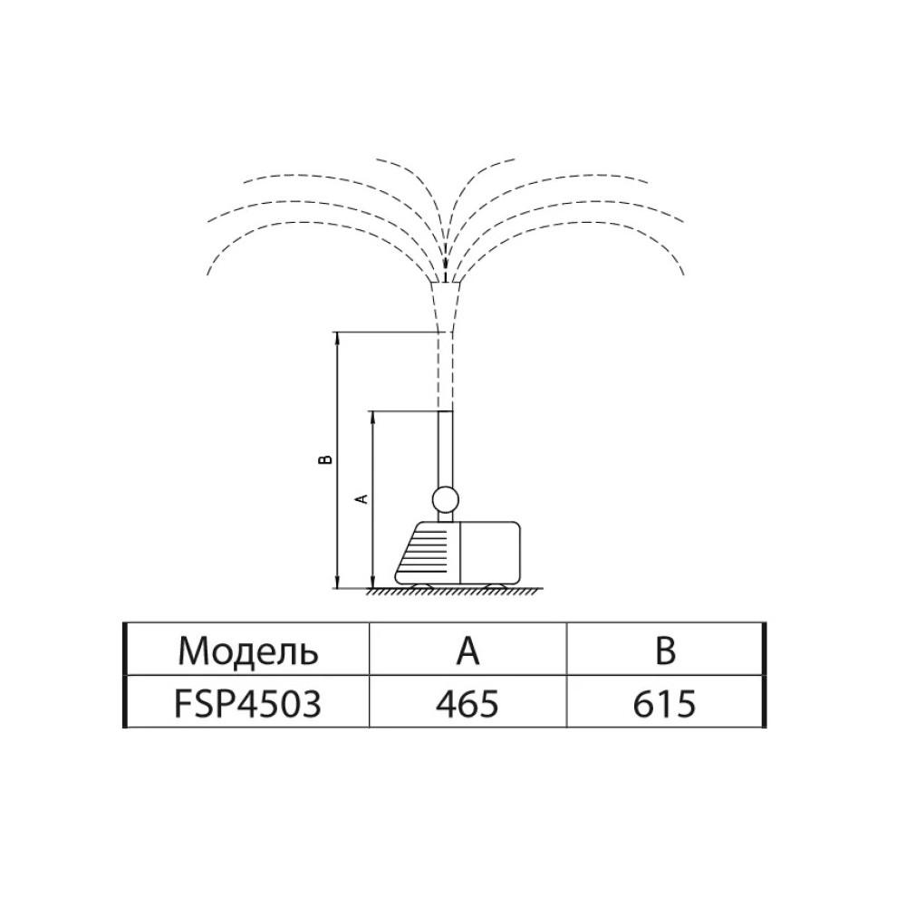 Насос для фонтана Sprut FSP 4503