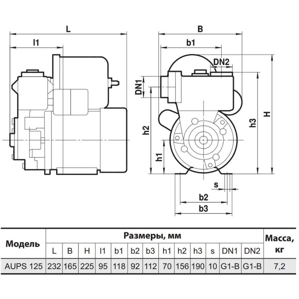 Насосна станція Sprut AUPS 125