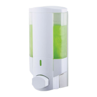 Дозатор для рідкого мила настінний STORM EXCELLA 1 WHITE (ST0055)