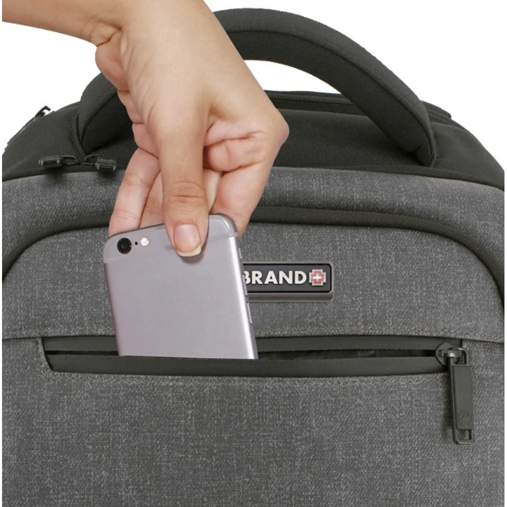 Рюкзак міський Swissbrand Valday 31 Grey (SWB_BLVAL801U) (DAS301914)