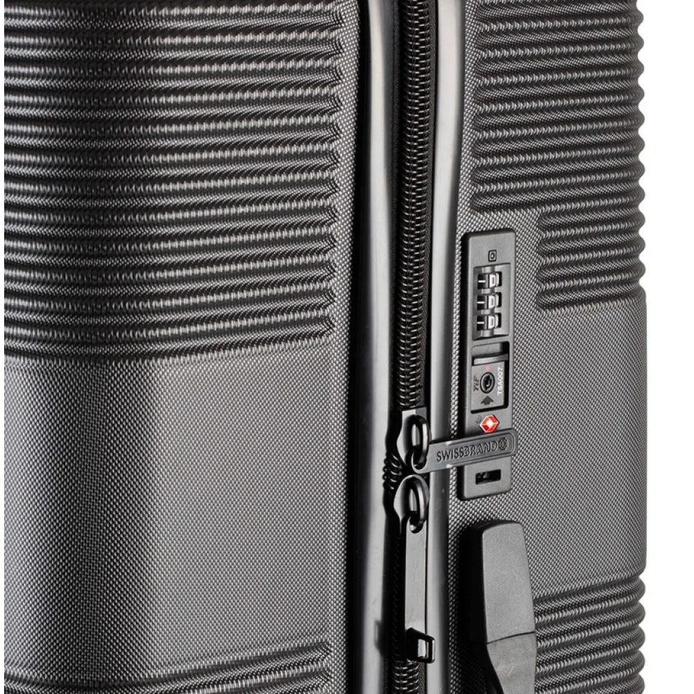 Валіза Swissbrand Cairo (L) Black (SWB_LHCAI001L) (DAS301344)