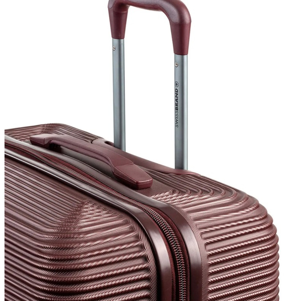 Валіза Swissbrand Cairo (M) Cherry (SWB_LHCAI206S) (DAS301346)