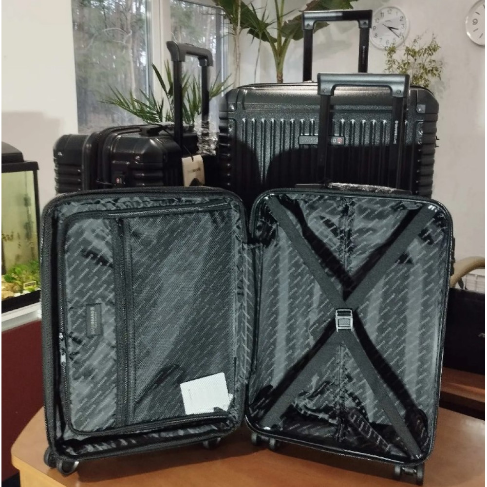 Чемодан Swissbrand Paris (M) Black (SWB_LHPAR001M) (DAS301889)