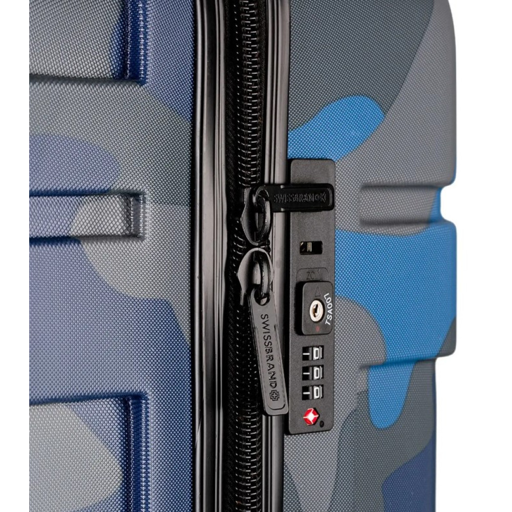 Валіза Swissbrand Drone 2.0 (L) Camo Blue (SWB_LHDRO601L) (DAS302345)