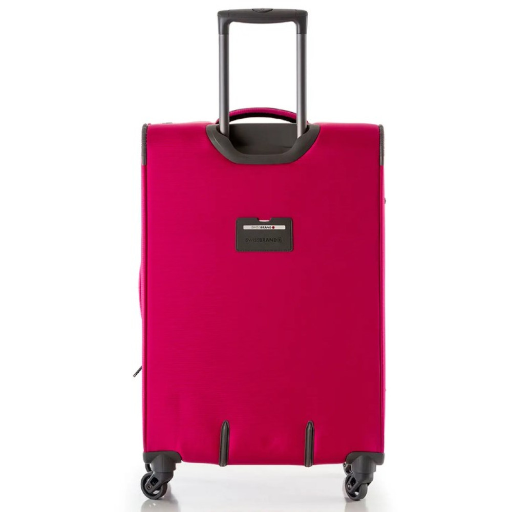 Валіза Swissbrand Silkeborg (M) Fuchsia/Light Grey (SWB_LLSIL941M) (DAS302349)