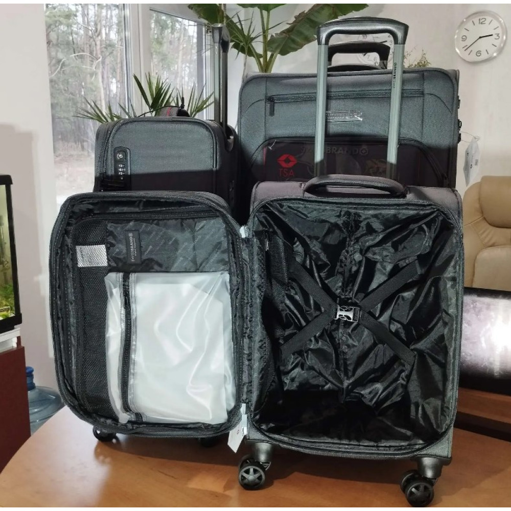 Валіза Swissbrand Celtic (M) Dark Grey (SWB_LSCEL803M) (DAS302501)