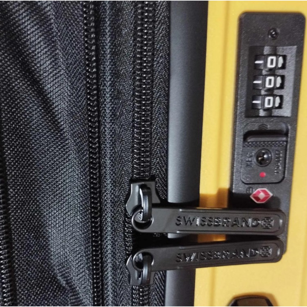 Валіза Swissbrand Eden (S) Yellow (SWB_LHEDE002S) (DAS302506)