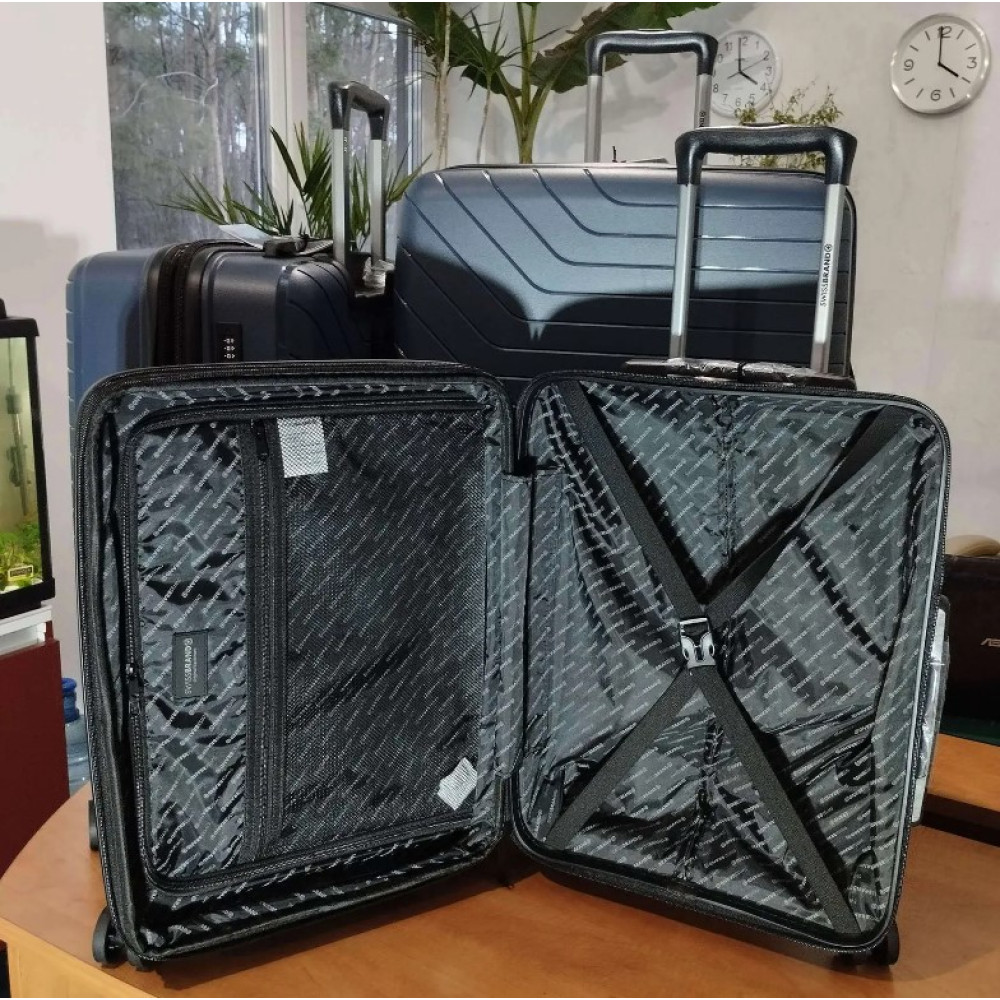 Чемодан Swissbrand Eden (L) Petrol Blue (SWB_LHEDE011L) (DAS302511)