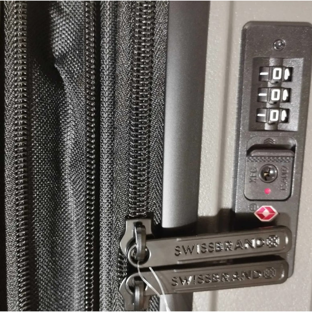Валіза Swissbrand Eden (L) Charcoal (SWB_LHEDE174L) (DAS302514)