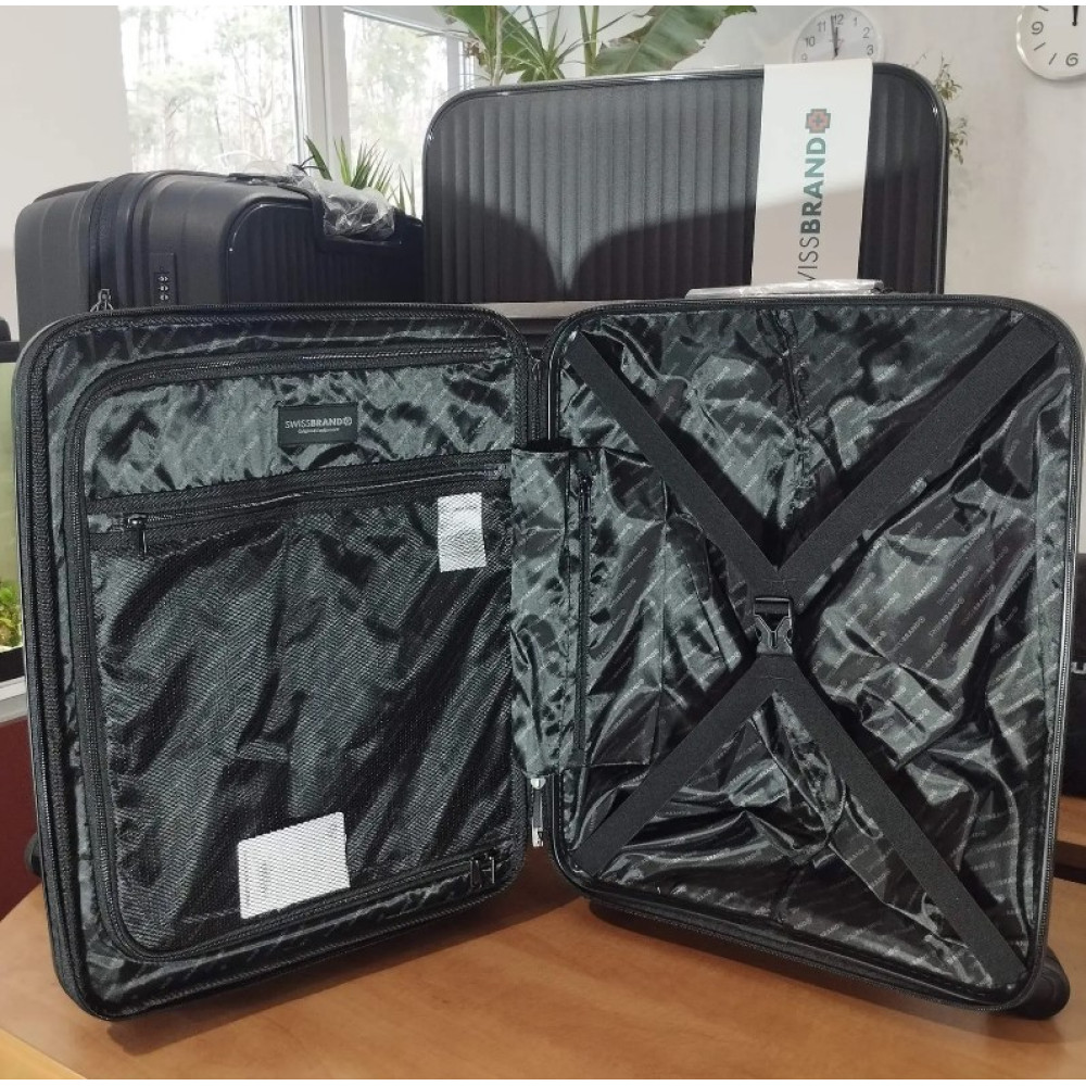 Чемодан Swissbrand Malden (S) Black (SWB_LHMAL001S) (DAS302533)