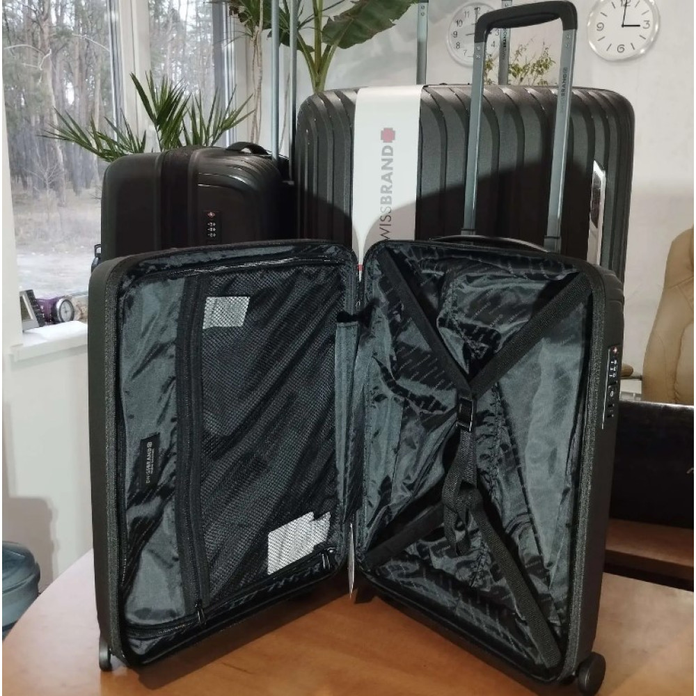 Валіза Swissbrand Narberth (M) Black (SWB_LHNAR001M) (DAS302541)