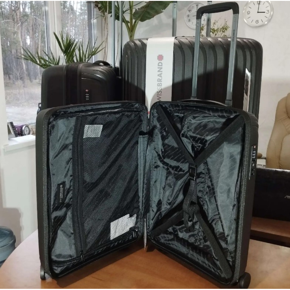 Чемодан Swissbrand Narberth (L) Black (SWB_LHNAR001L) (DAS302542)