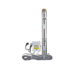 Насос свердловинний відцентровий Taifu 4STM 2/15+50M Н=105 м, Q=3,3 м3, P=750 Вт, кабель 50 м +пульт (TF3383)
