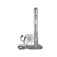 Скважинный насос центробежный Taifu 4STM 2/21+50M Н=148 м, Q=3,3 м3, P=1100 Вт, кабель 50 м +пульт (TF3384)