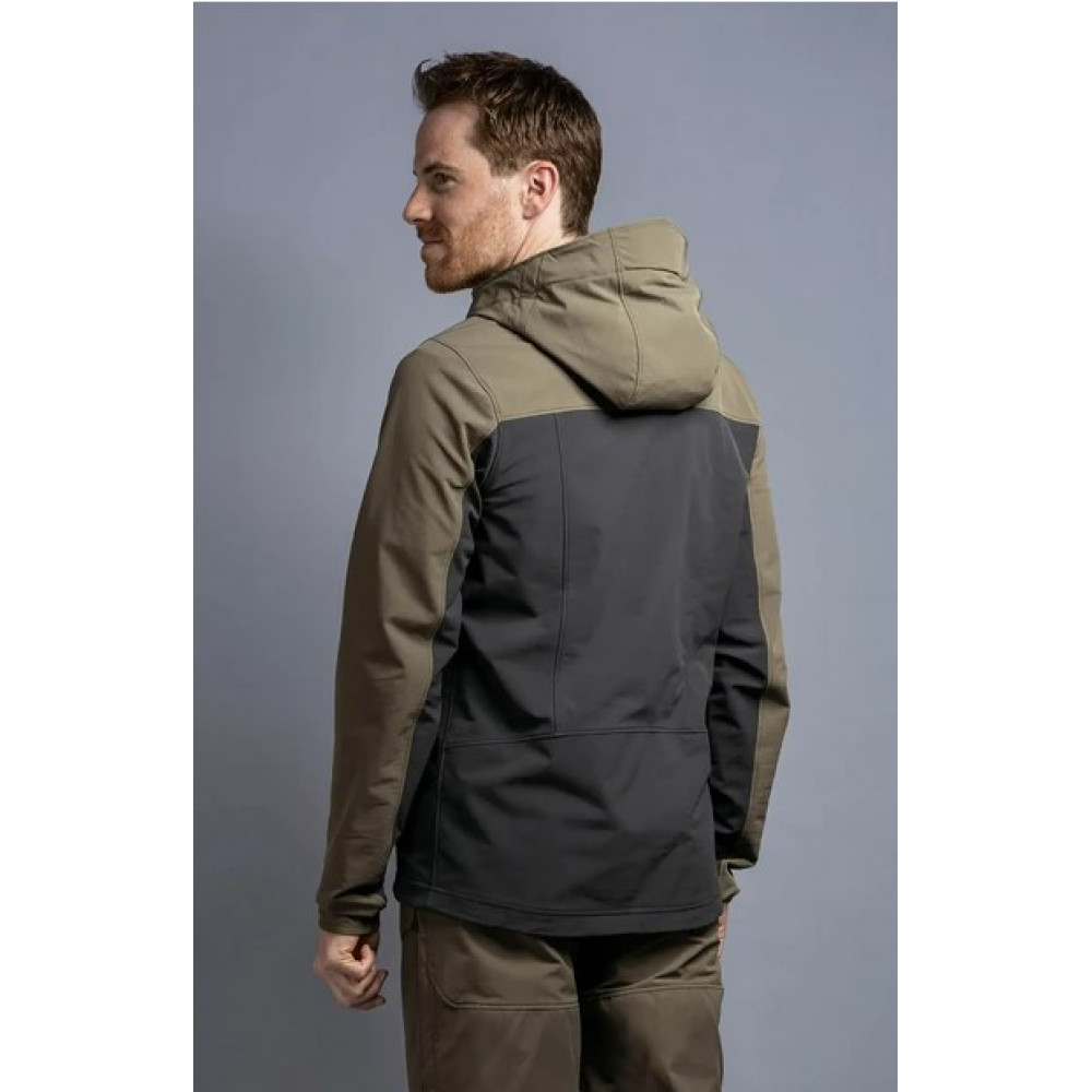 Куртка чоловіча Tatonka Cesi M's Hooded Jacket Dark Grey/Olive розмір L
