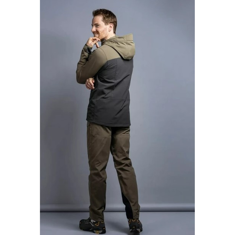 Куртка чоловіча Tatonka Cesi M's Hooded Jacket Dark Grey/Olive розмір L
