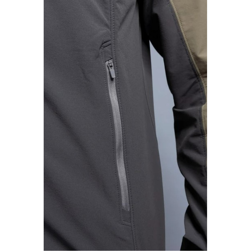 Куртка чоловіча Tatonka Cesi M's Hooded Jacket Dark Grey/Olive розмір L