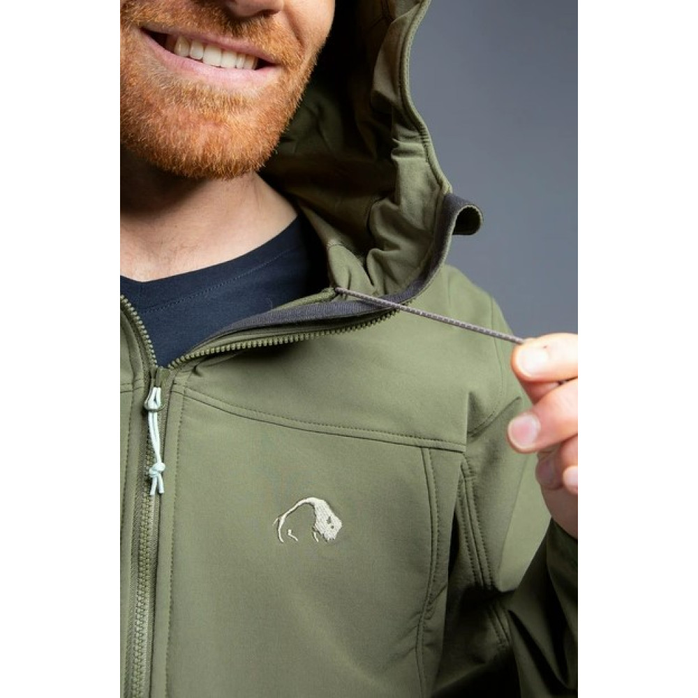 Куртка чоловіча Tatonka Cesi M's Hooded Jacket Olive розмір M