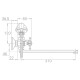 Змішувач для ванни TAU VD-2C261C (9870220)