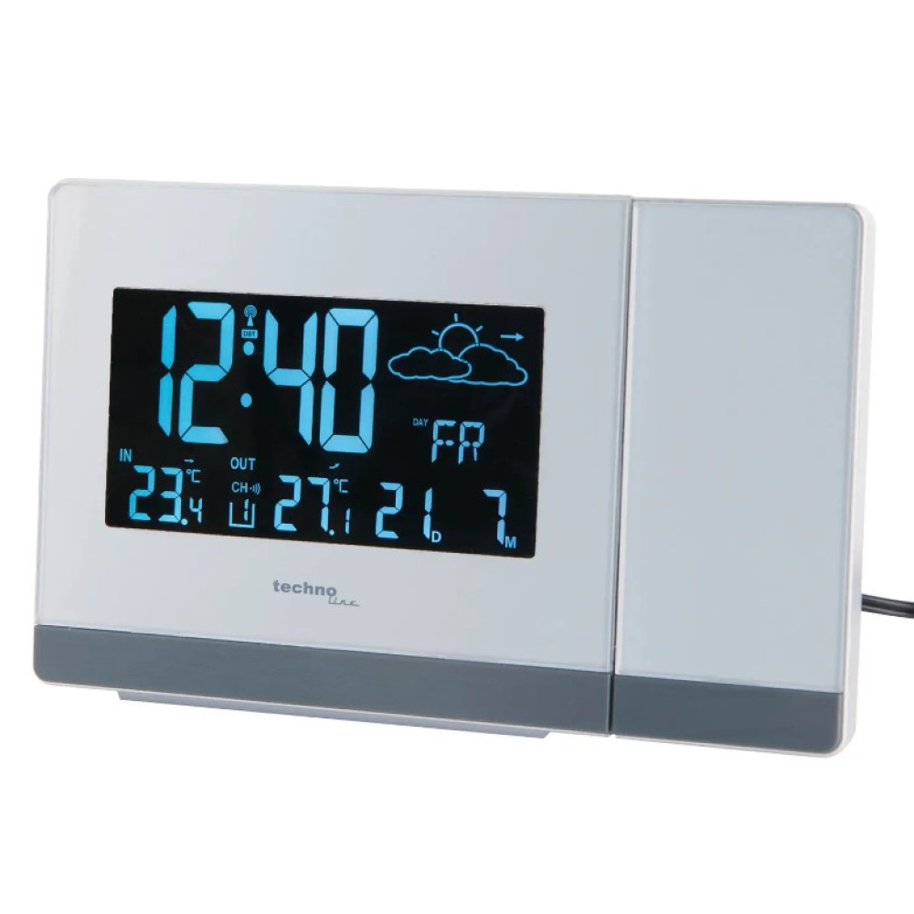 Часы проекционные Technoline WT549 White (WT549) (DAS301195)