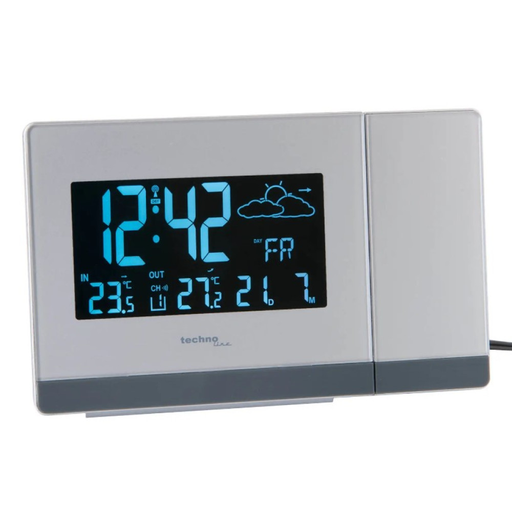 Часы проекционные Technoline WT549 White (WT549) (DAS301195)