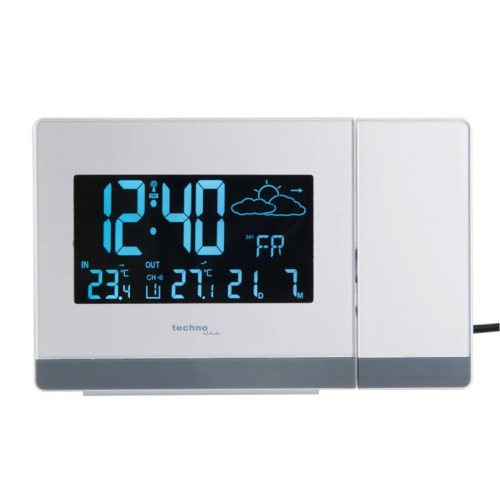 Часы проекционные Technoline WT549 White (WT549) (DAS301195)
