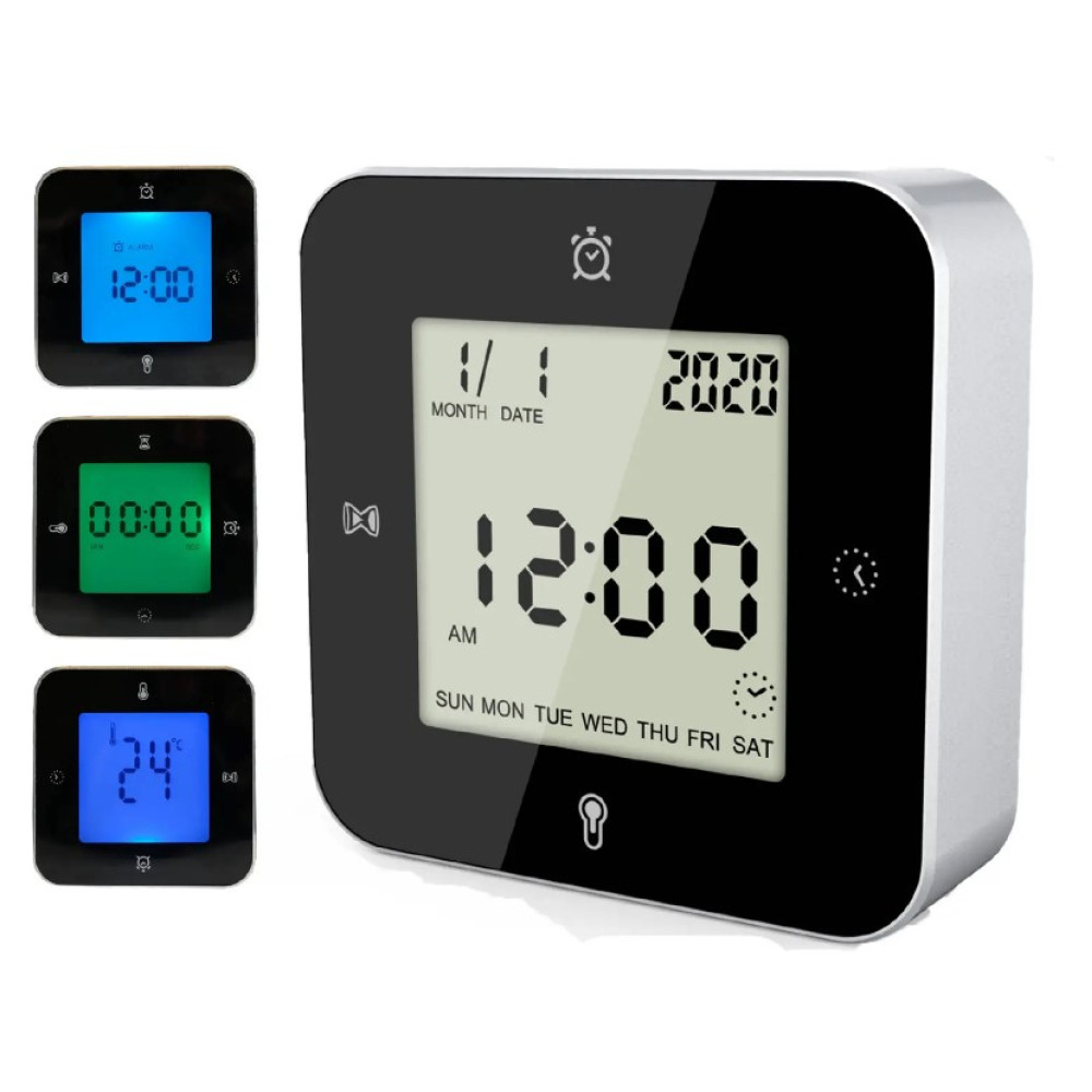 Часы настольные Technoline WT344 Black/Silver (WT344) (DAS301304)