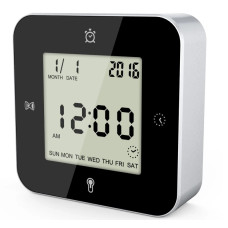 Часы настольные Technoline WT344 Black/Silver (WT344) (DAS301304)