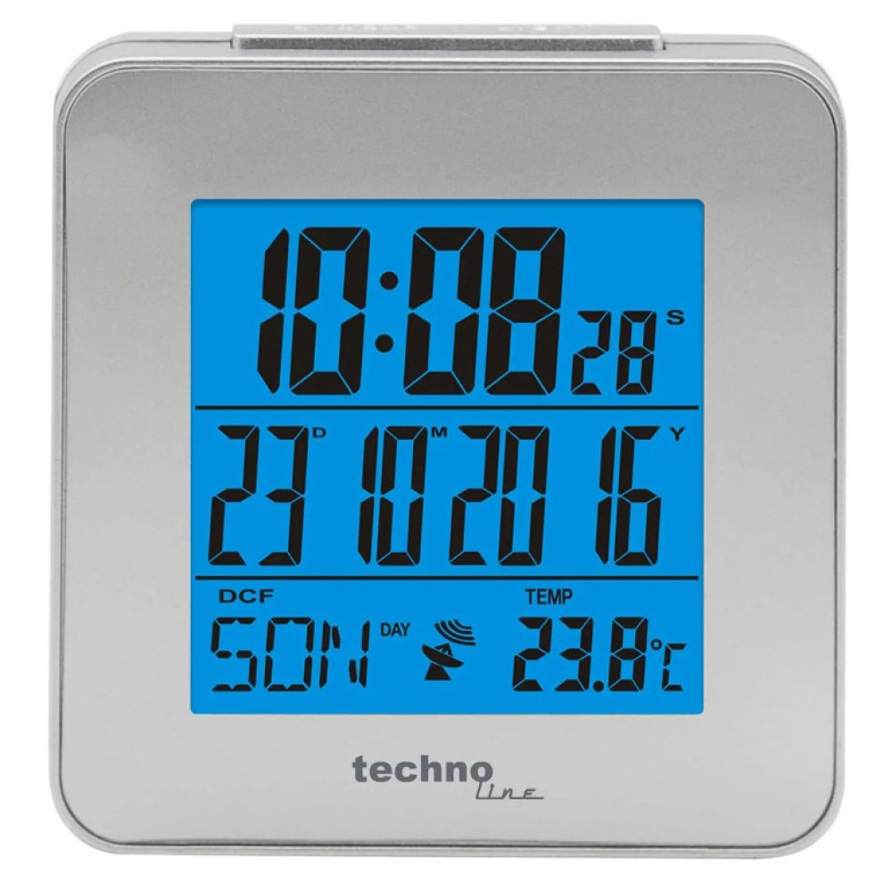 Часы настольные Technoline WT268 Silver (WT268) (DAS301305)